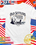 Old Settlers and Founding Fathers North Bend Nebraska USA 250th 1776-2026 shirt