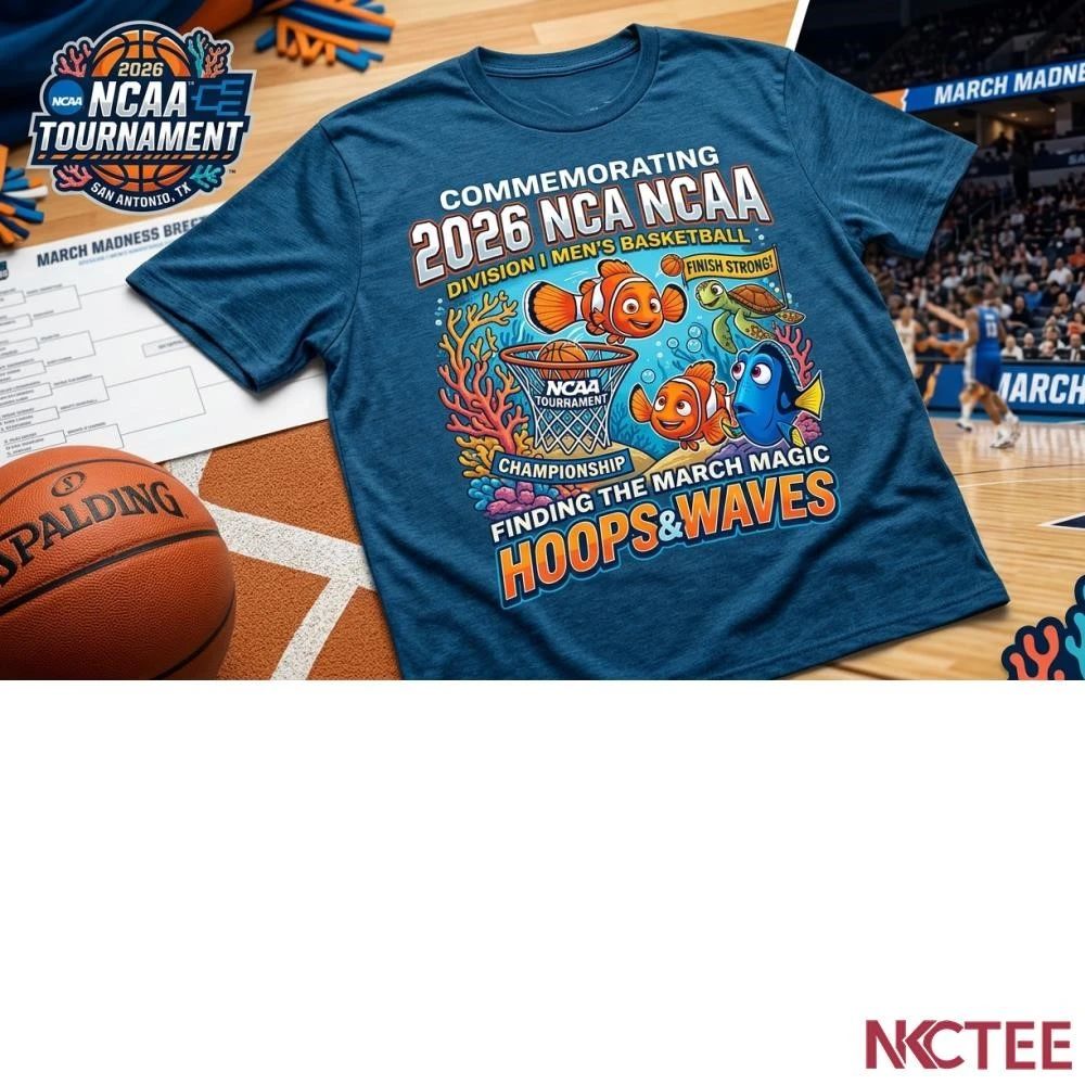 NKCtees 2026 NCAA Tournament basketball Finding Nemo shirt