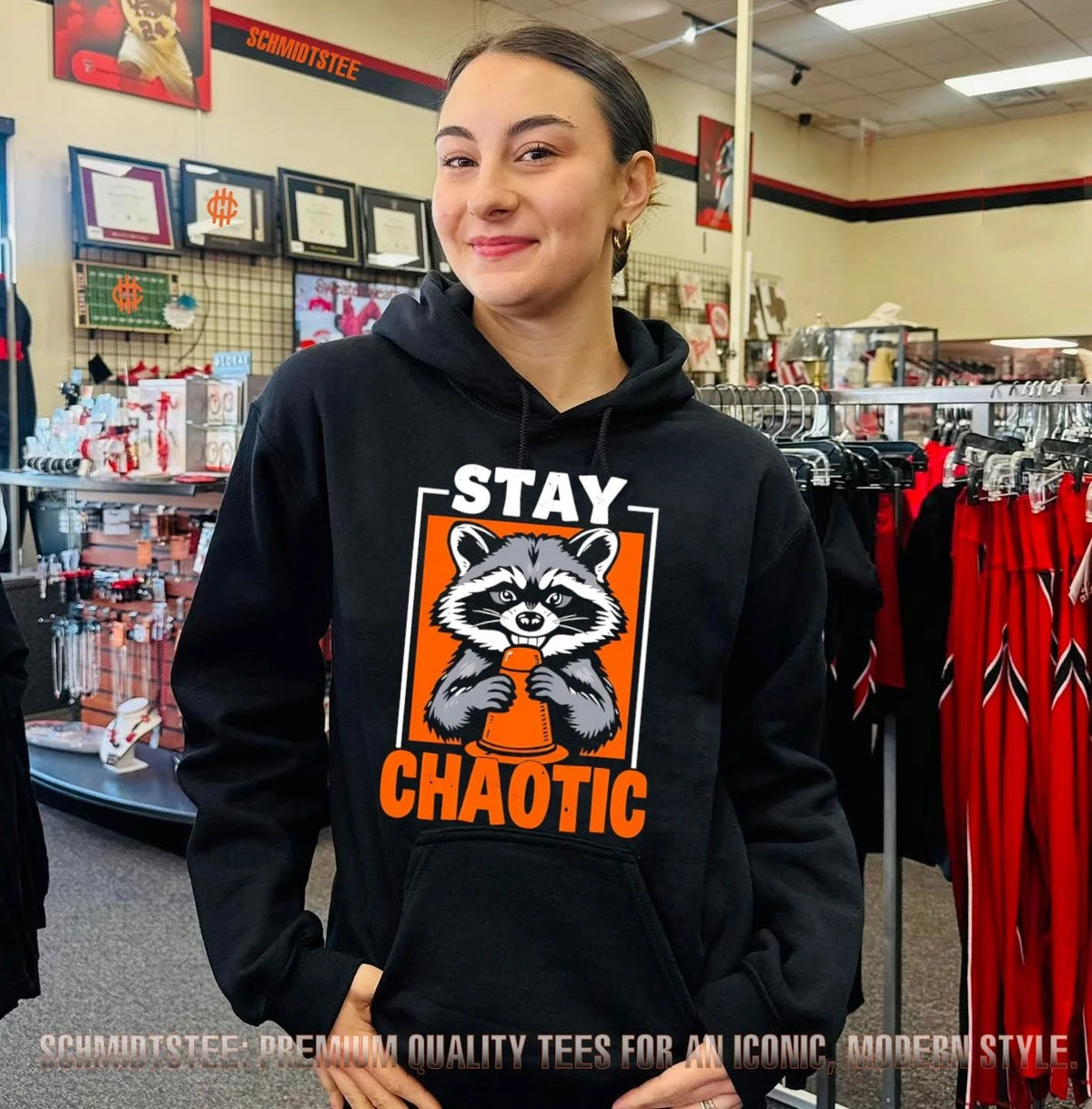 Raccoon stay chaotic shirt
