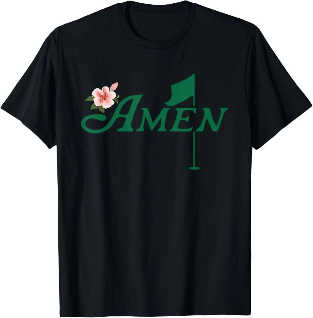 Amen Floral Master Golfer Golf Love Golf Flower Azaleas T-Shirt