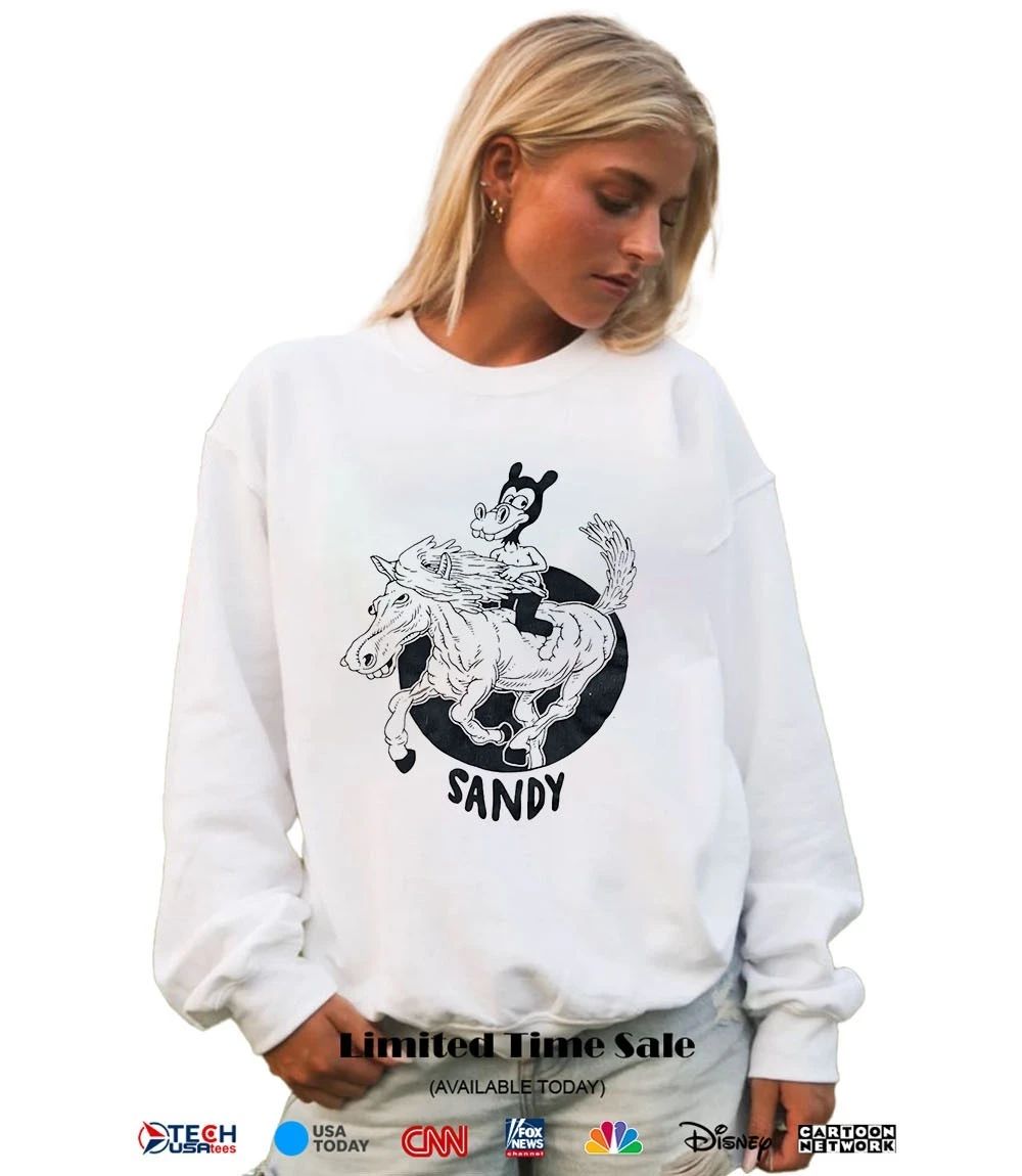 Sandy horse shirt
