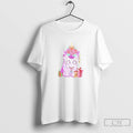 Classic Purple Unicorn Christmas Gifts Reindeer Bow Holiday T Shirts
