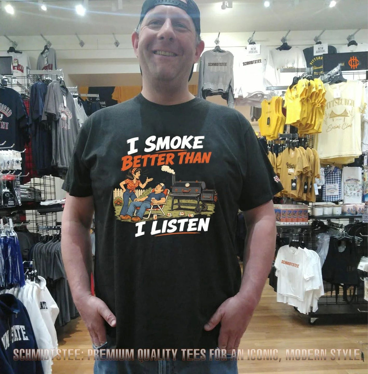 I Smoke Better Than I Listen BBQ Grilling Enthusiast shirt