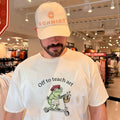 Off to teach art frog shirt