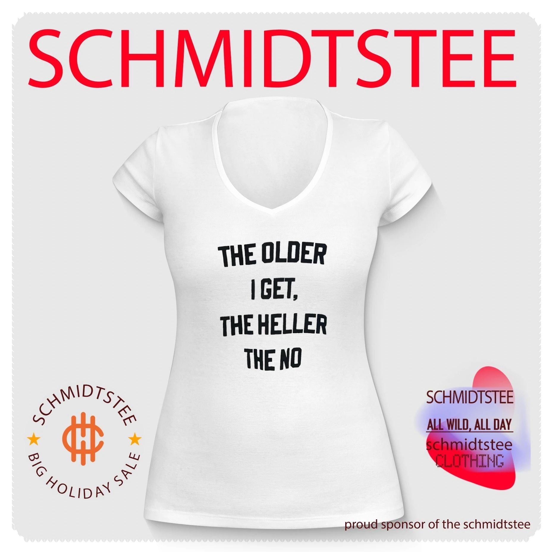 The older I get the heller the no shirt