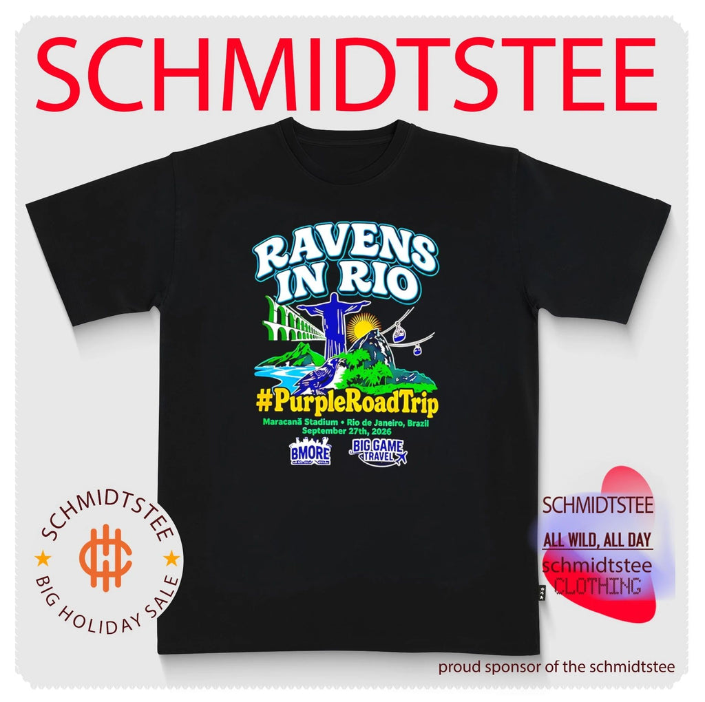 Baltimore Ravens In Rio Purple Road Trip De Janeiro Game 2026 shirt