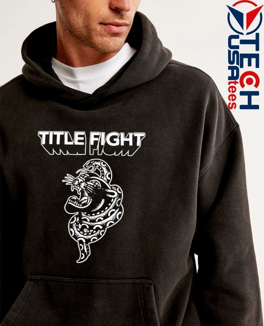 Title fight snake vs leopard shirt