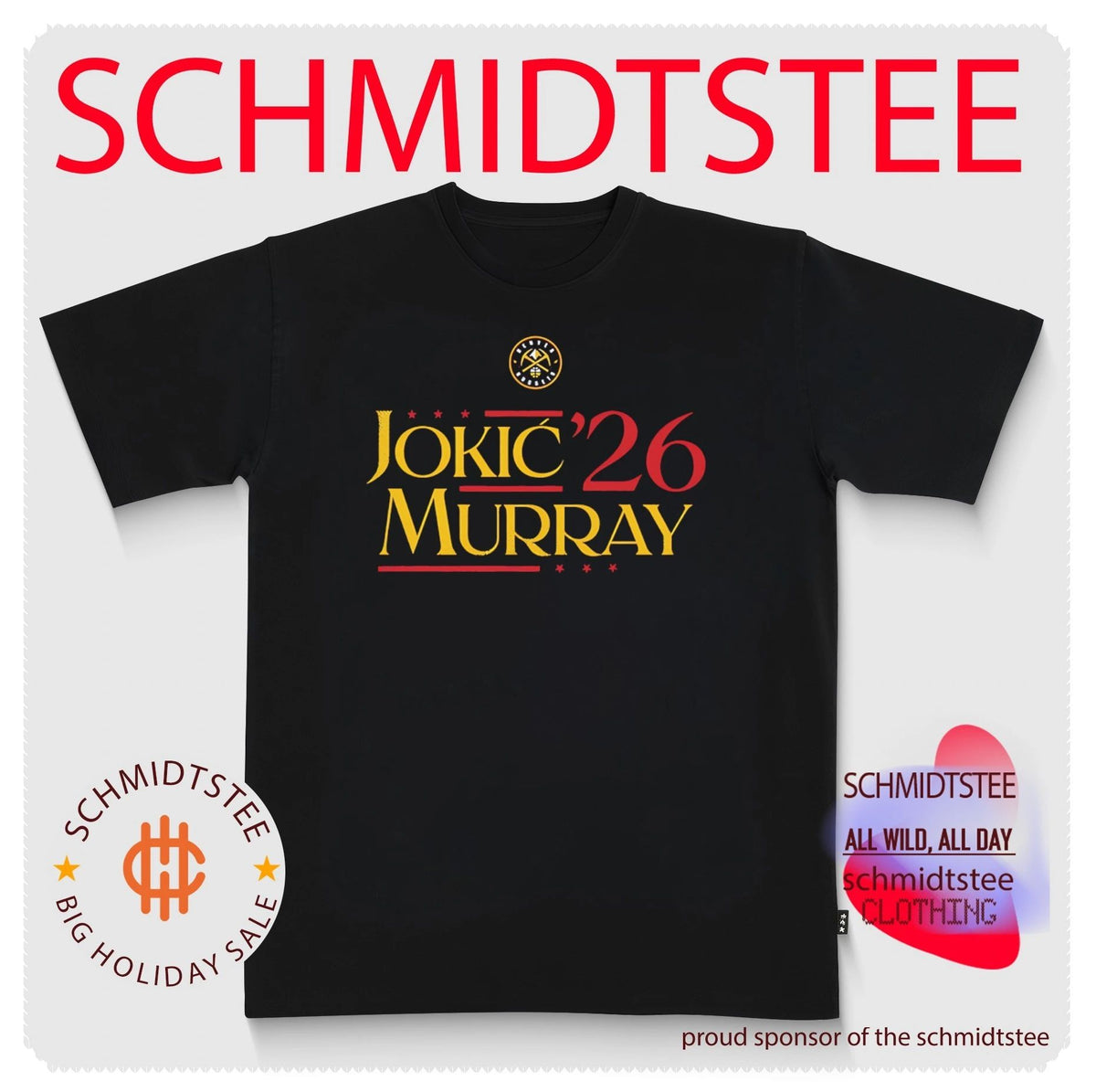 Nikola Jokic and Jamal Murray Denver Nuggets Campaign 2026 shirt
