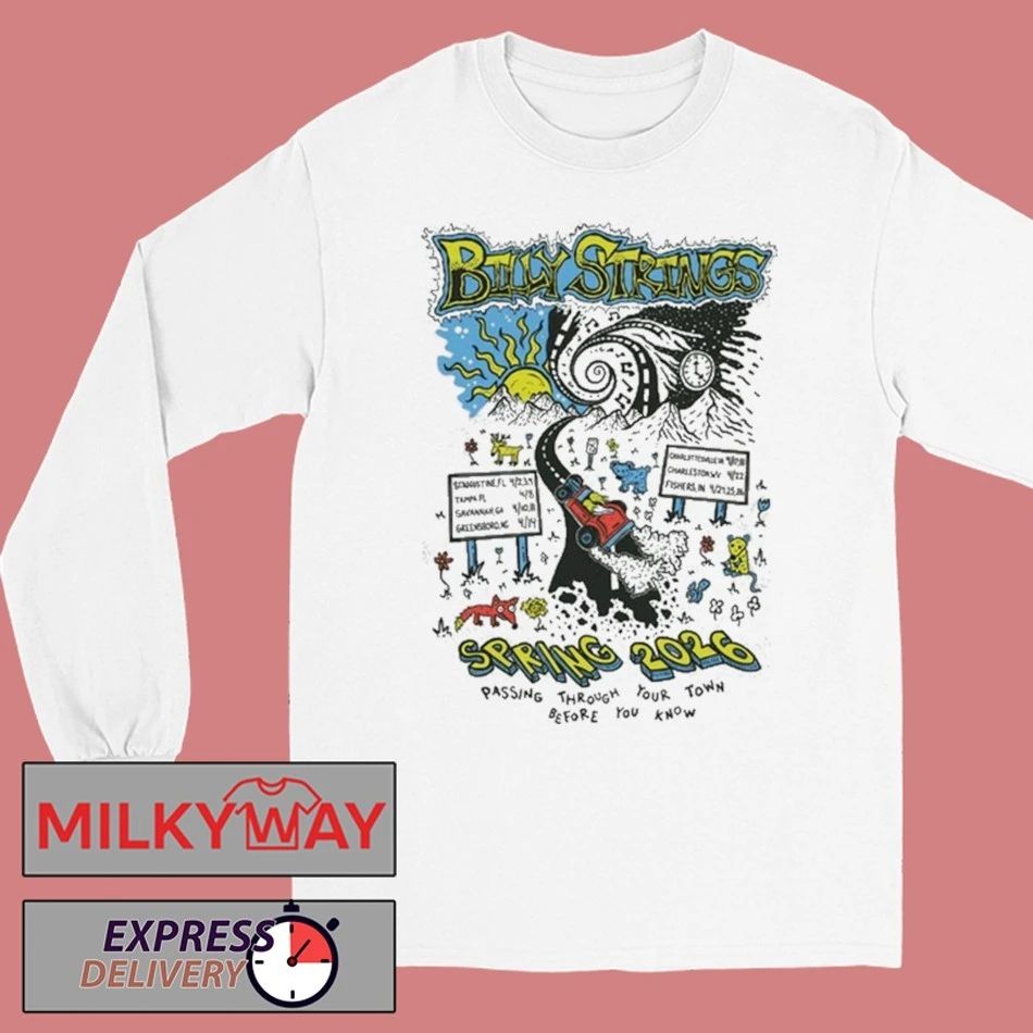 Billy Strings Spring Tour 2026 Highway Hypnosis shirt