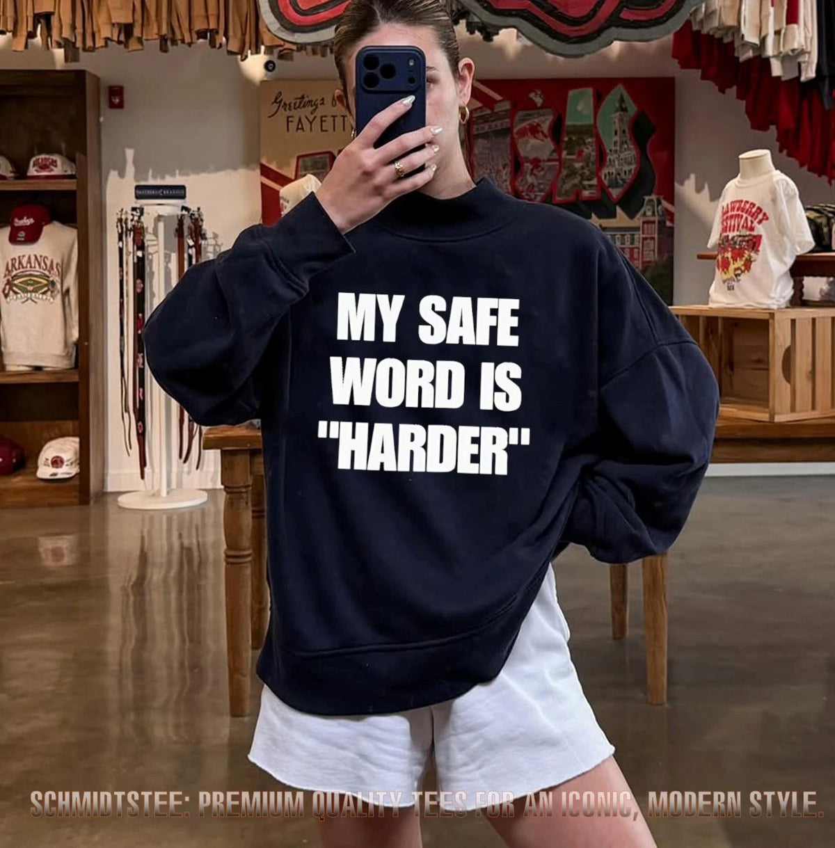 My Safe Word Is Harder shirt