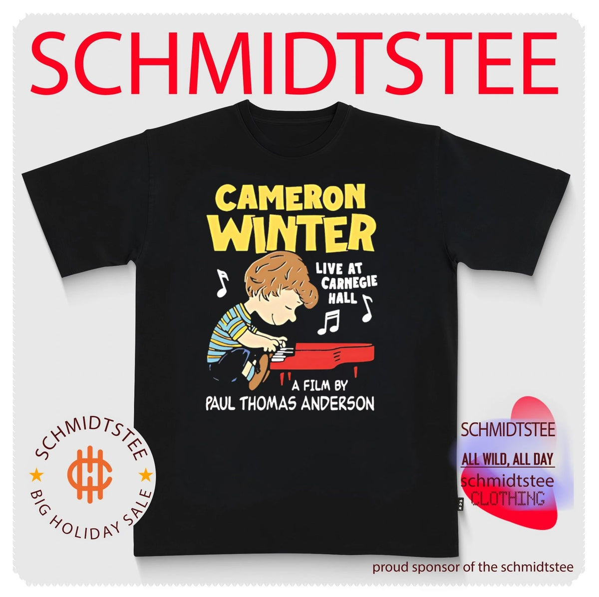 Cameron Winter live at Carnegie Hall a film by Paul Thomas Anderson shirt