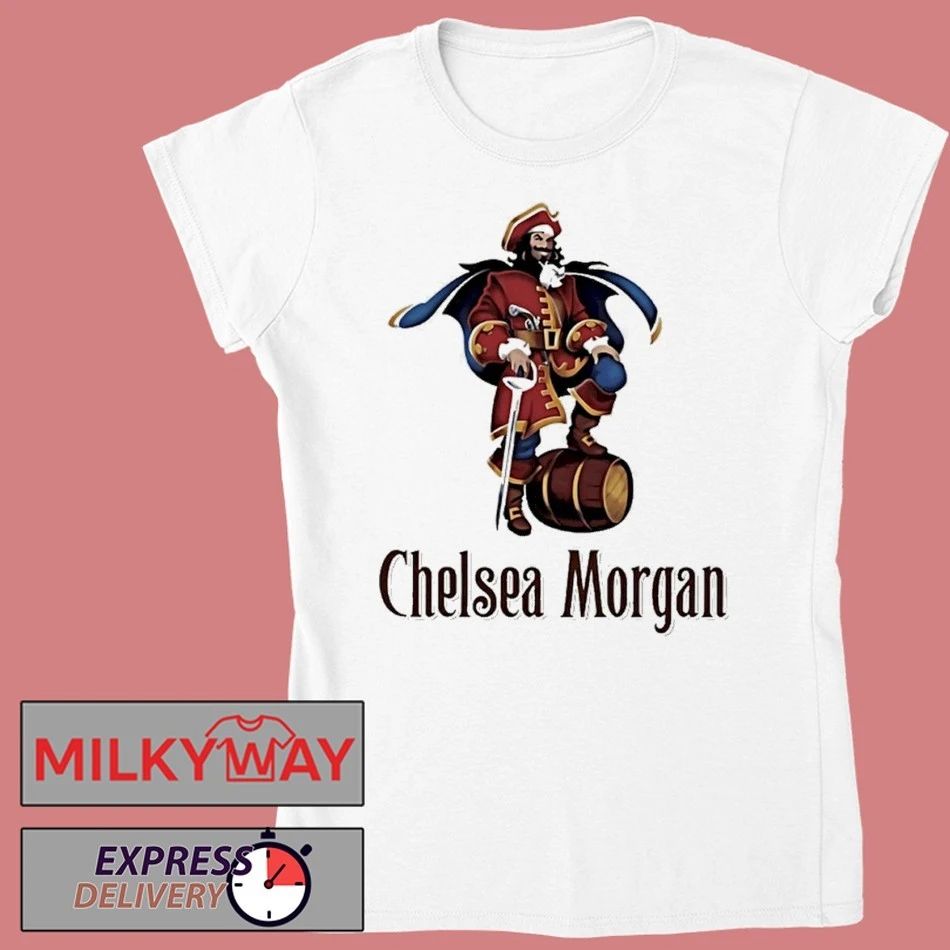 Chelsea Morgan Captain Morgan Parody Logo Shirts