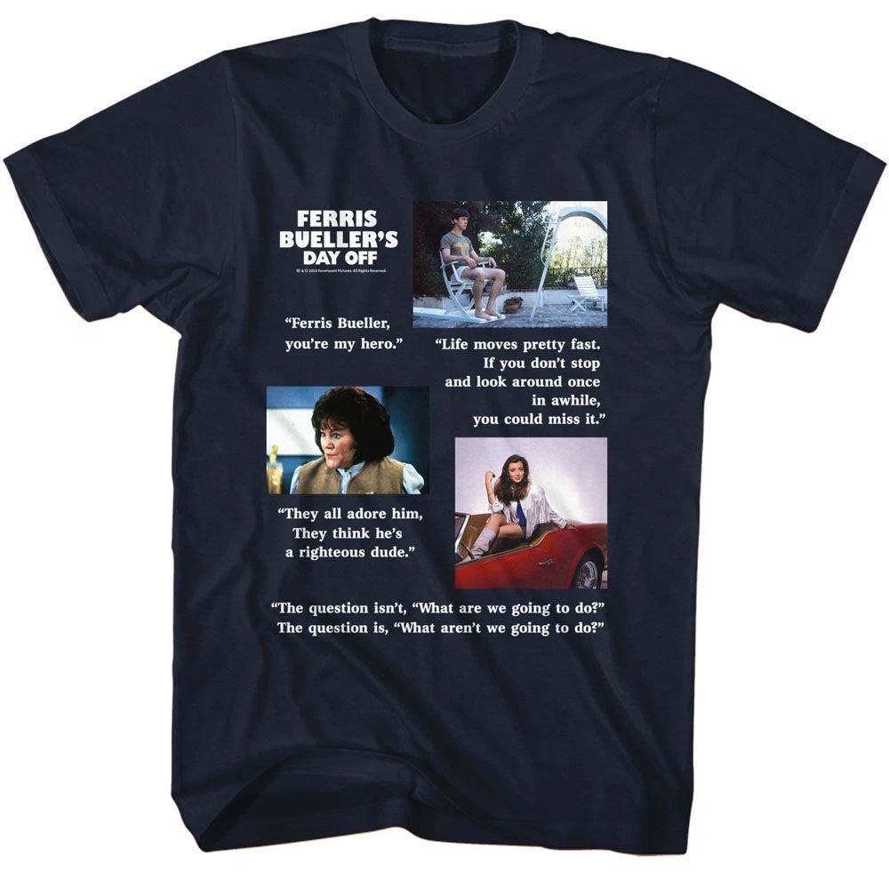 Ferris Buellers Day Off Quotes Movie Shirt