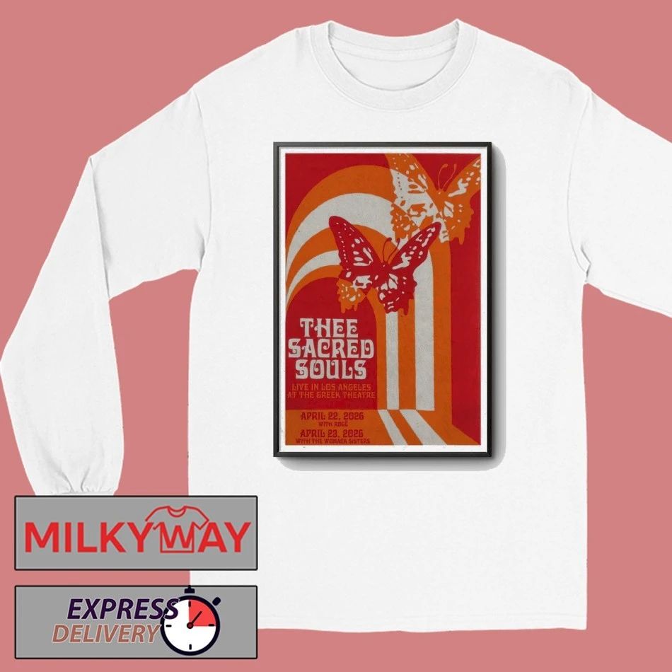 Apr 22-23 2026 Thee Sacred Souls Los Angeles Poster shirt
