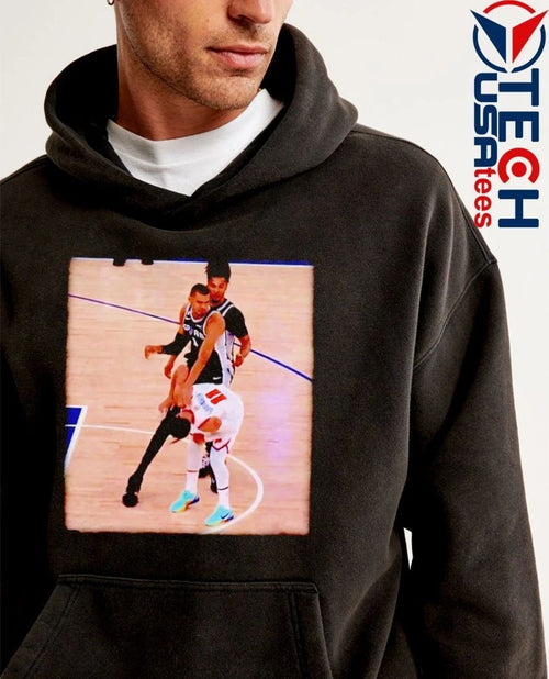 2026 NBA Finals Game 3 Victor Wembanyama shoves Jalen Brunson vintage shirt