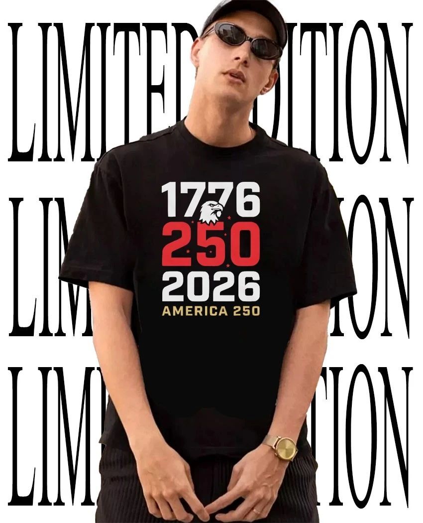 America 250 1776 2026 eagle t-shirt