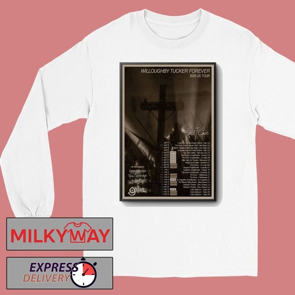 Mothercain Poster Apr 2026 Willoughby Tucker Forever Tour shirt