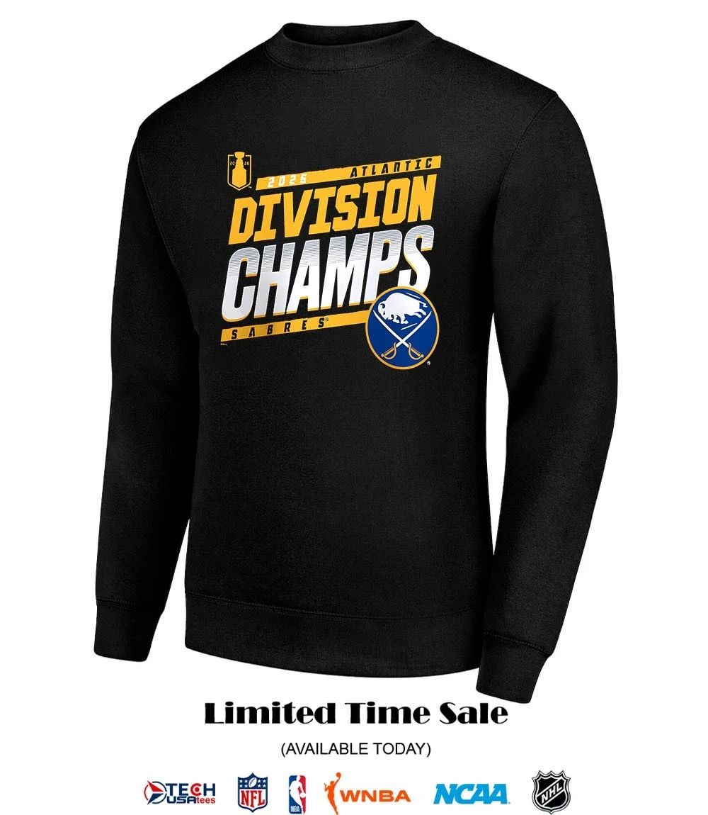 Buffalo Sabres 2026 Atlantic Division Champs logo shirt