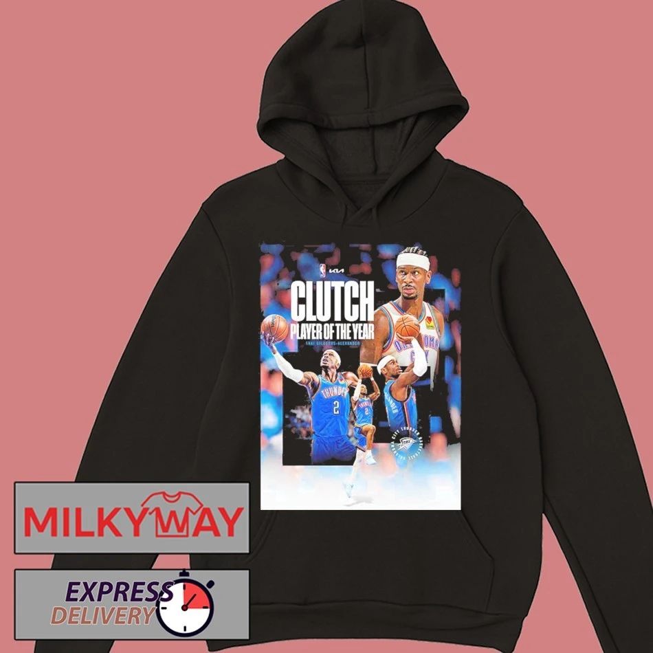 Shai Gilgeous Alexander SGA Clutch Player Of The Year 2026 NBA Season Shirt