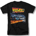 Back To The Future Delorean 80s Sci-Fi,Vtg Retro Movie Poster Graphic Tee Unisex