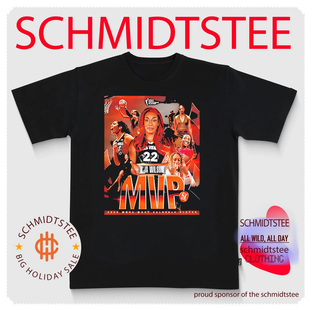 A’Ja Wilson Las Vegas Aces Most Valuable Player 2026 First Player Win 5 MVP poster shirt