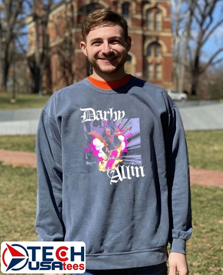 Darby Allin Top Rope Tuesday comic shirt