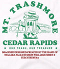 Mt. Trashmore Cedar Rapids Can Cartoon Ringer shirt
