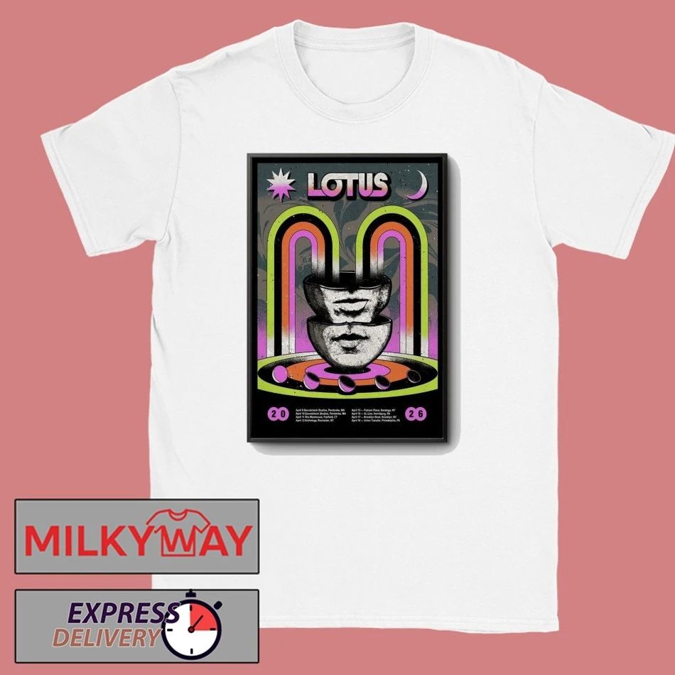 Lotus Tour Apr 2026 Poster shirt