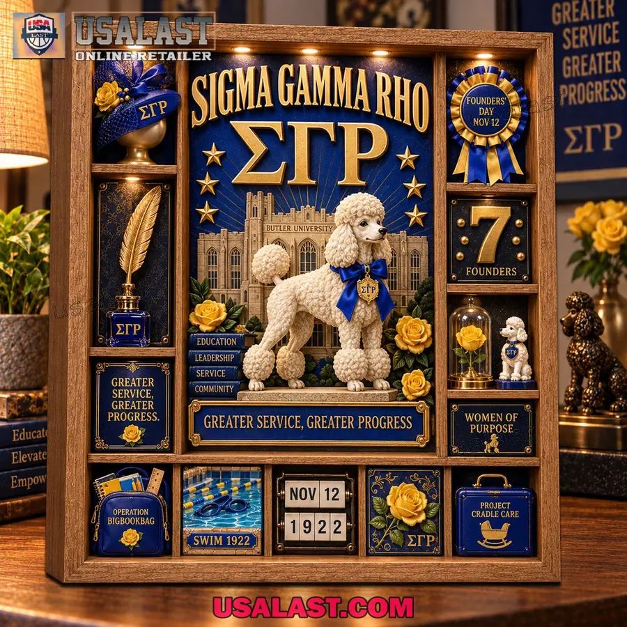Sigma Gamma Rho Custom Frame Light Box