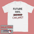 Kylie Jenner Coachella 2026 Future Mrs Bieber Chalamet shirt