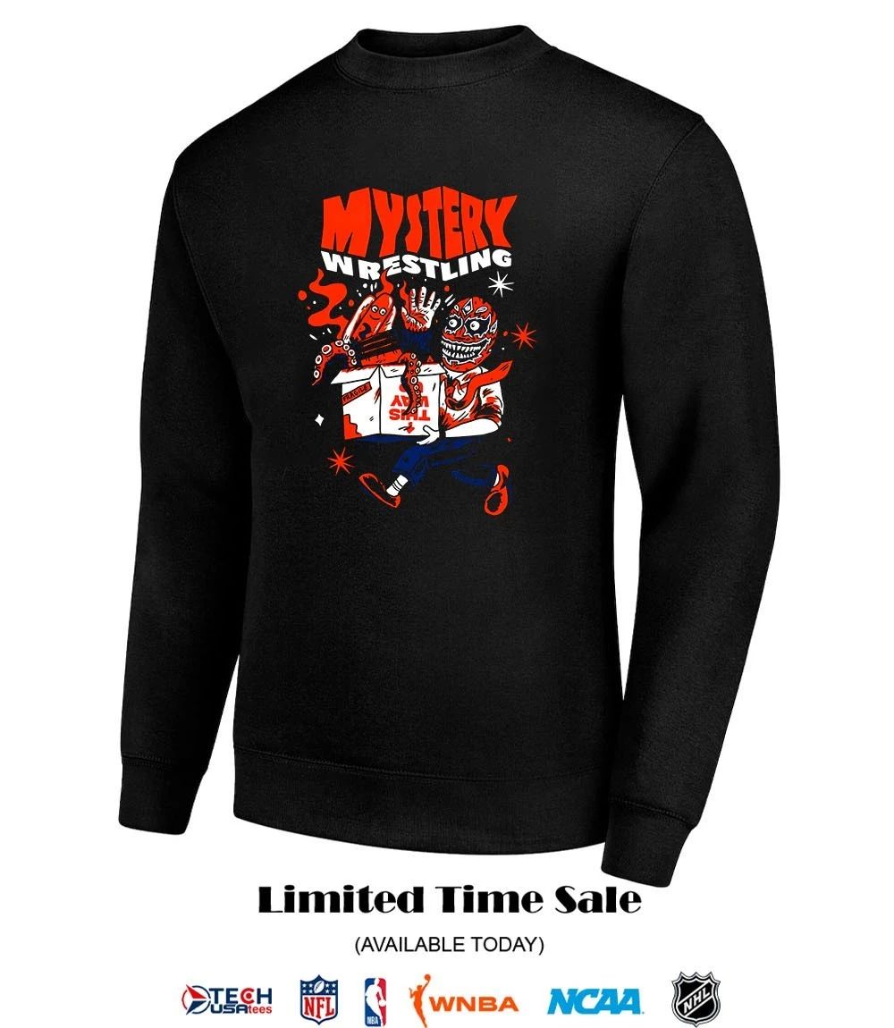 Mystery Wrestling graphic shirt