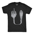 Mens Funny T Shirts Fork U Sarcastic Graphic Novelty Tee for Men