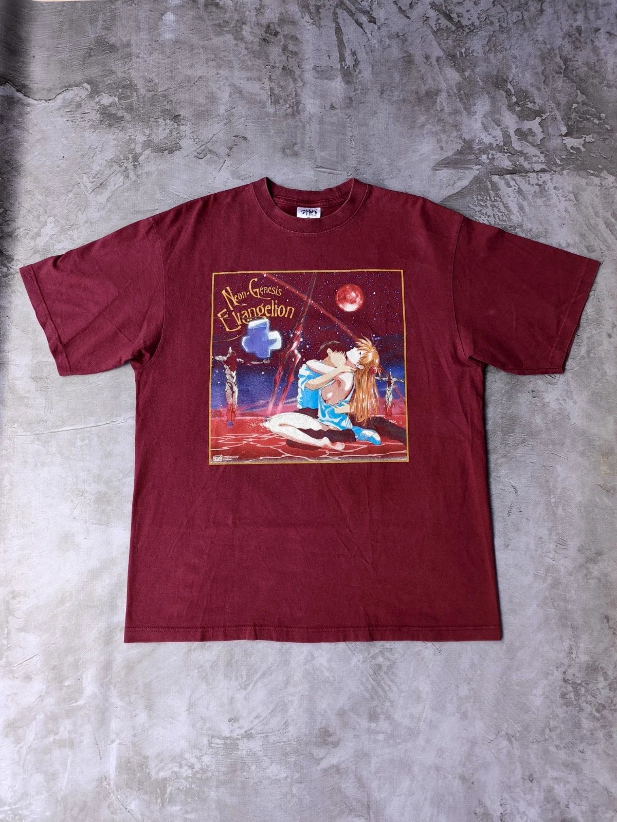 Neon Genesis Evangelion Shinji X Asuka Anime Bootleg Shirt