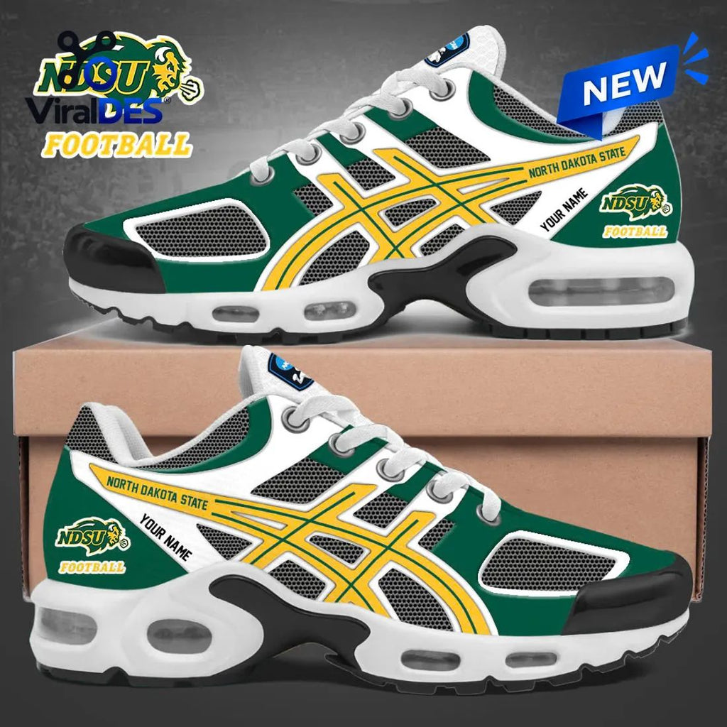 North Dakota State University Bison Personalized Air Max Sneakers