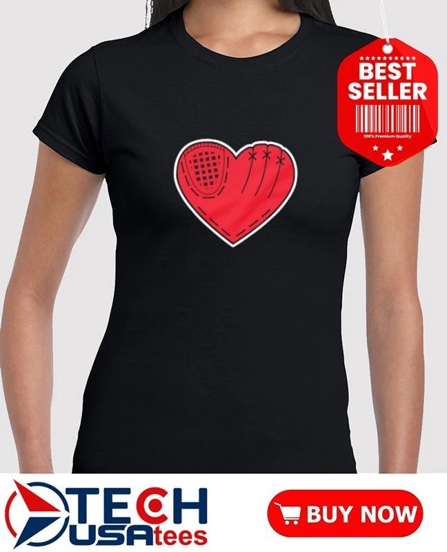 Glove Baseball heart shirt