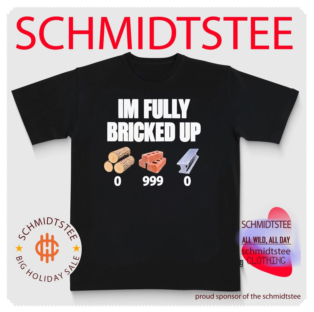 I’m Fully Bricked Up icon shirt