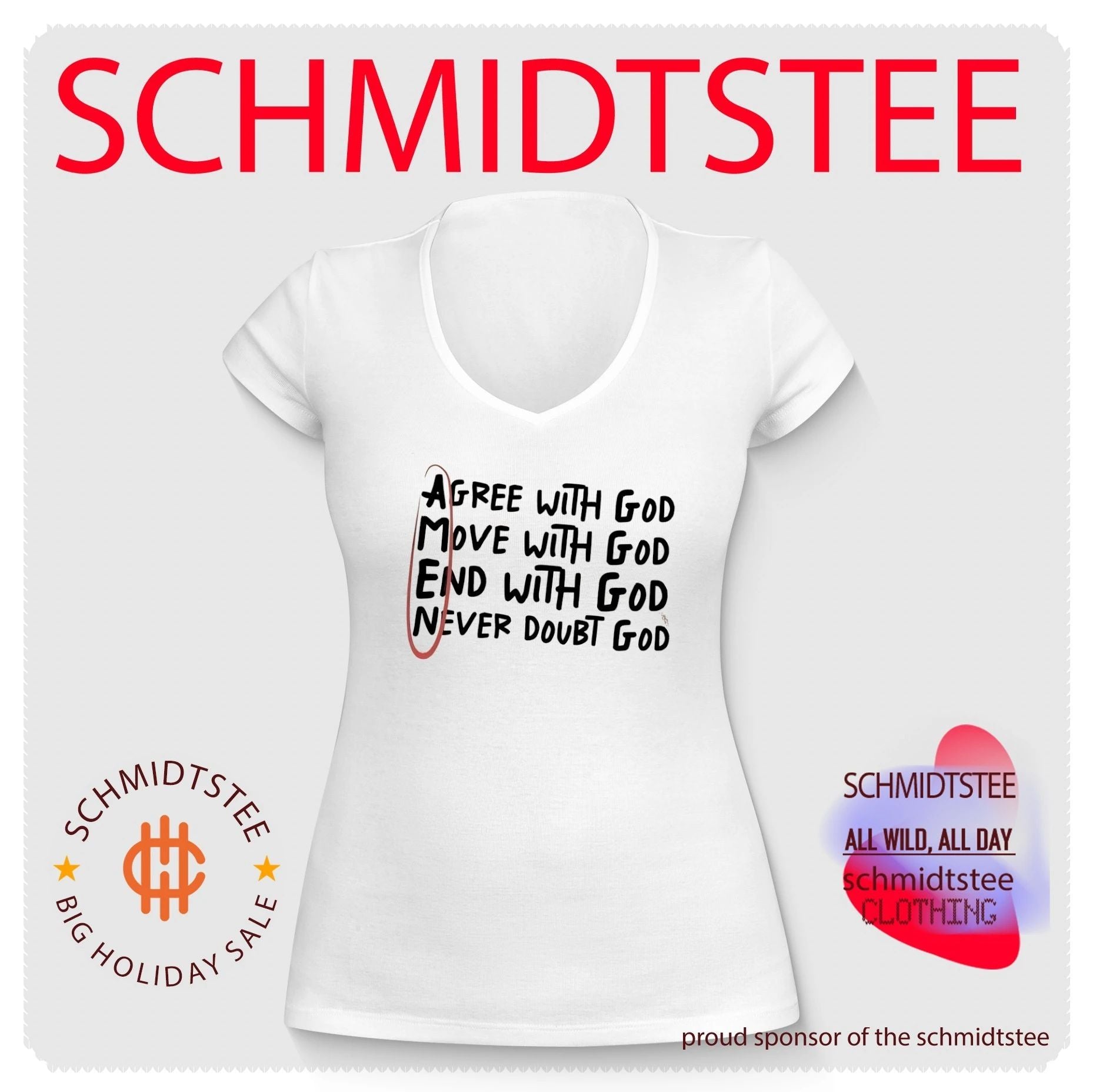 Agree move end with God and never doubt God shirt