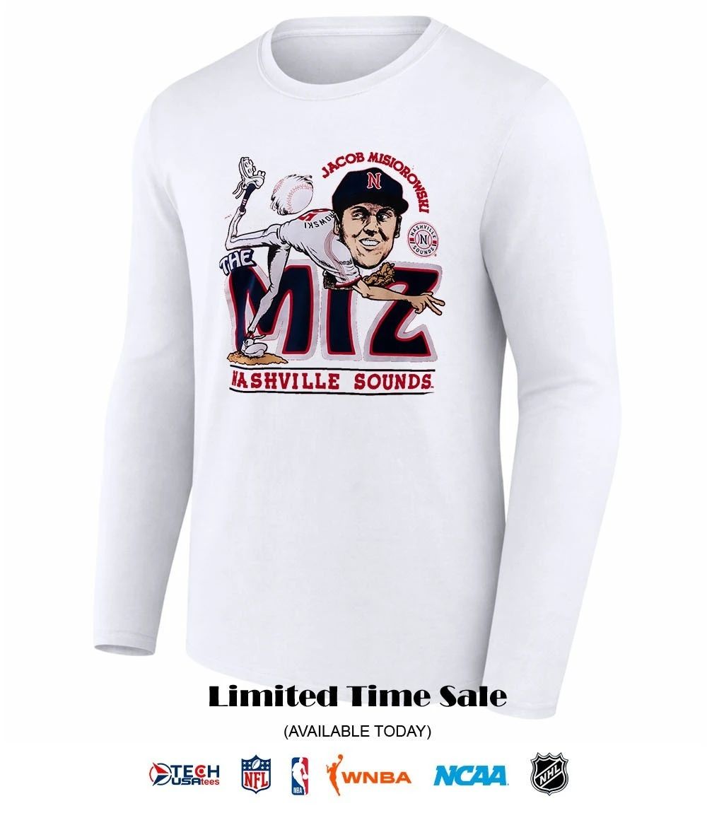 Jacob Misiorowski Nashville Sounds caricature shirt