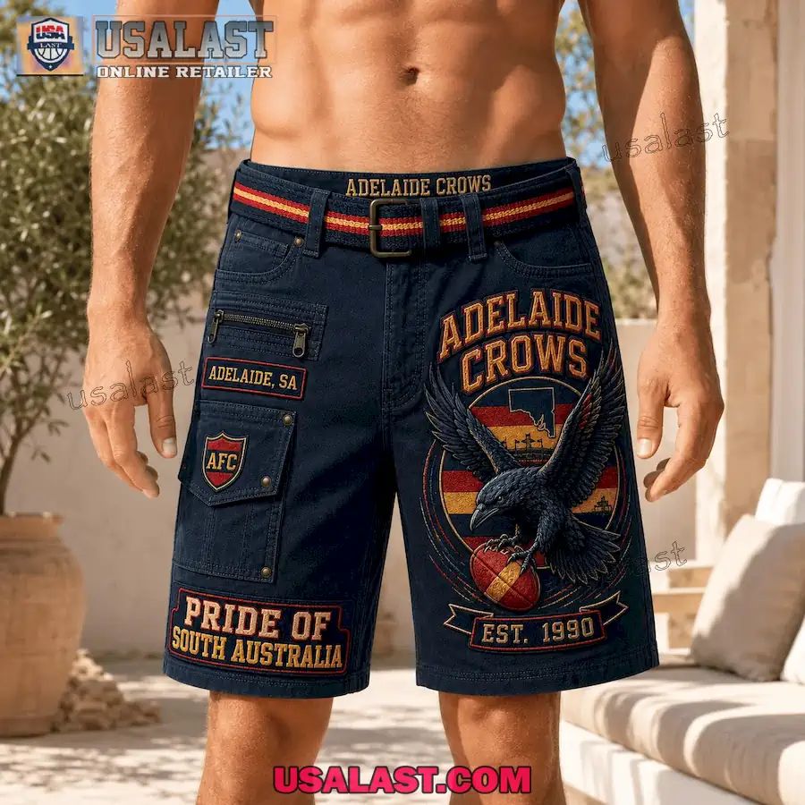 Adelaide Crows Pride Of South Australia Men Cargo Short