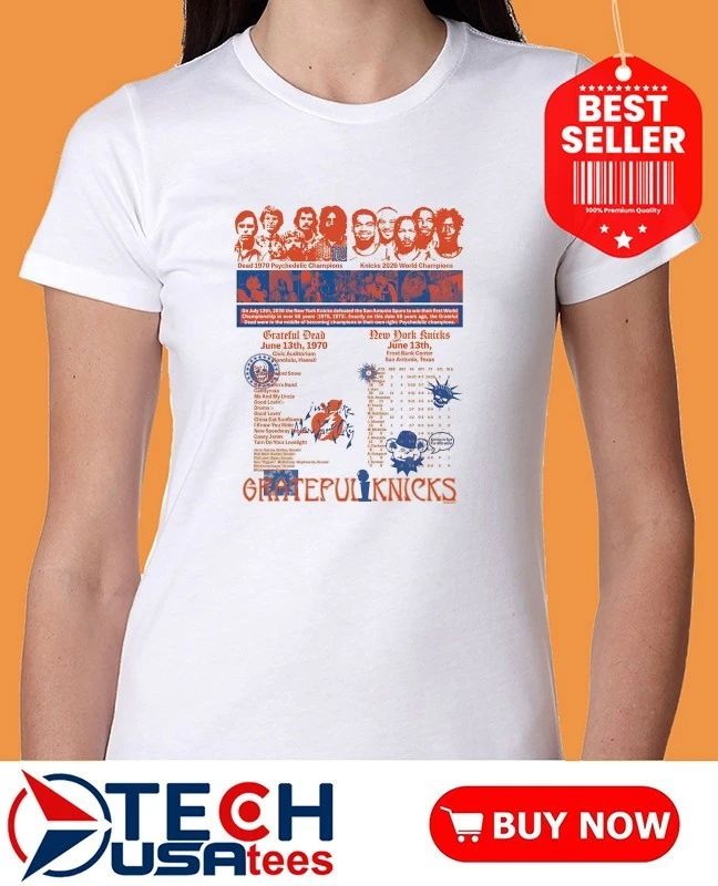 Grateful Knicks Championship NBA 2026 shirt