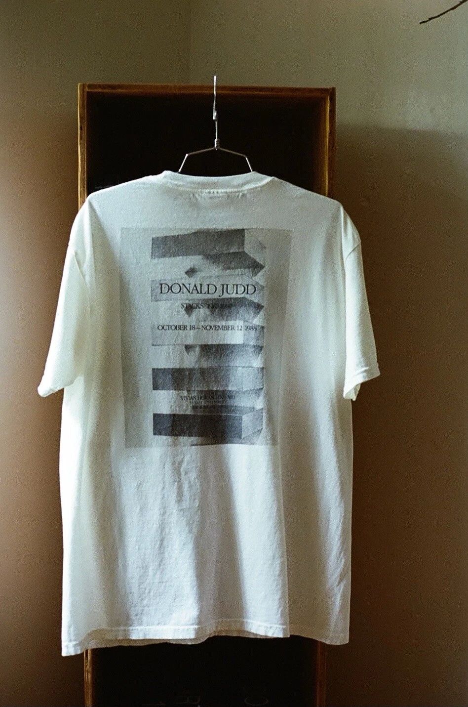 Donald Judd Stacks T Shirt 1967-1987