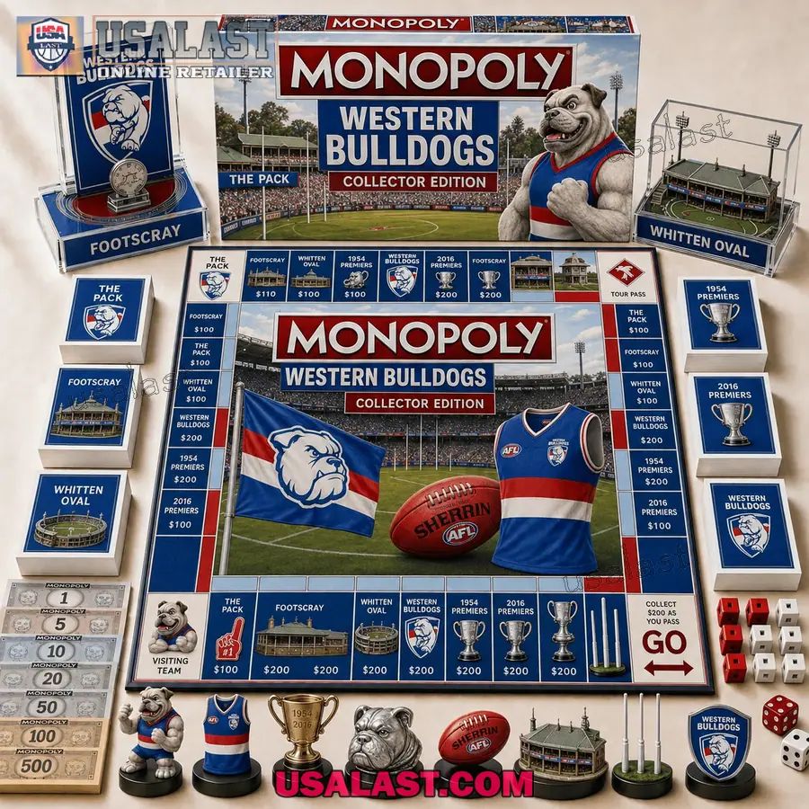 Western Bulldogs Collector Edition Monopoly Board Game 2026