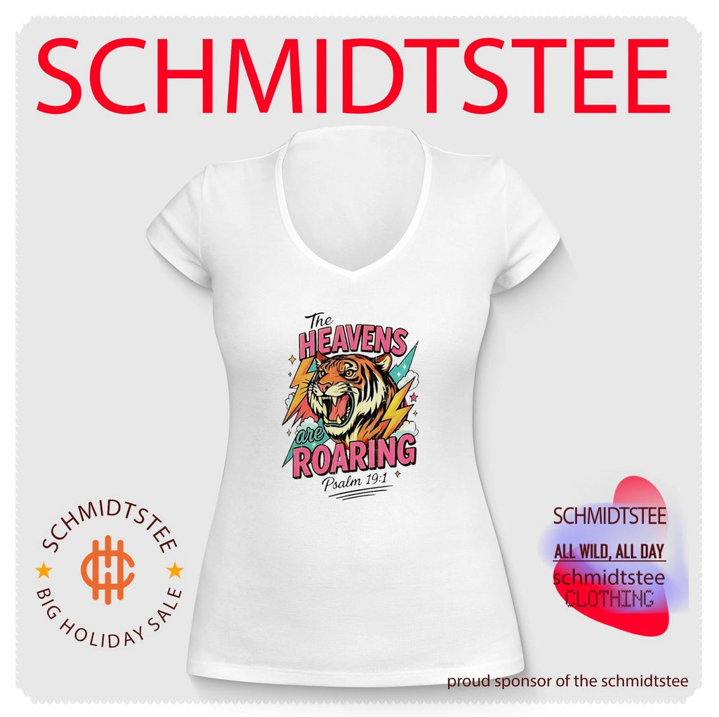 The heavens are roaring cartoon tiger shirt