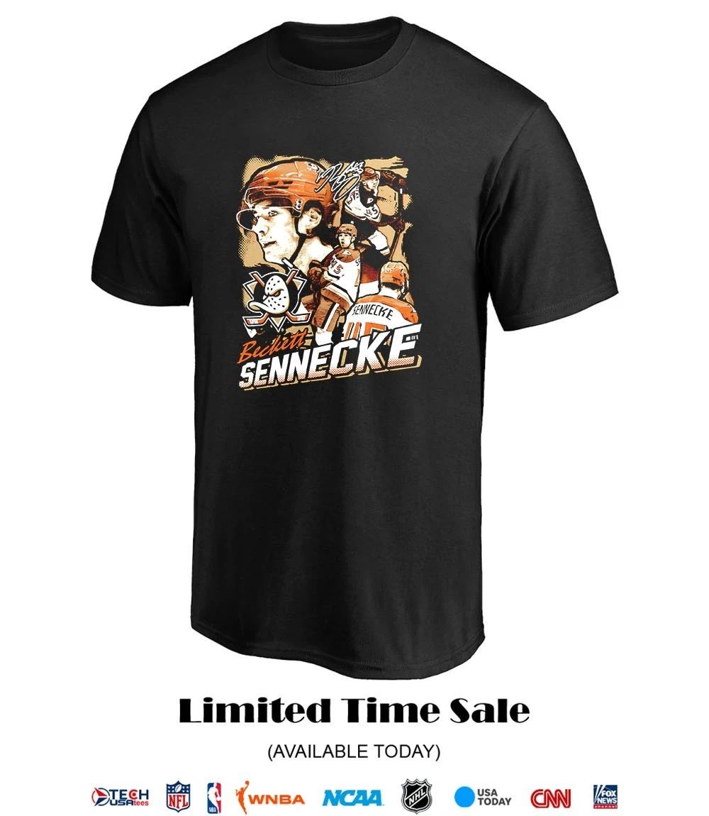 Sennecke The Kid Beckett Sennecke Anaheim Ducks collage shirt