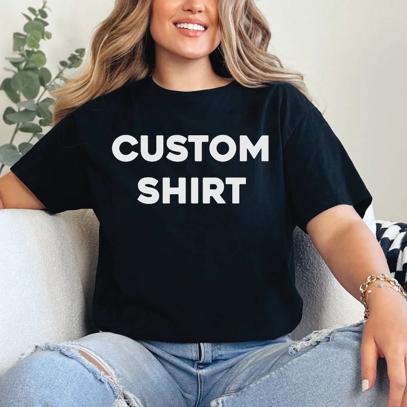 Custom Shirt, Personalised Shirt, Custom tee Printing with your Logo or Design