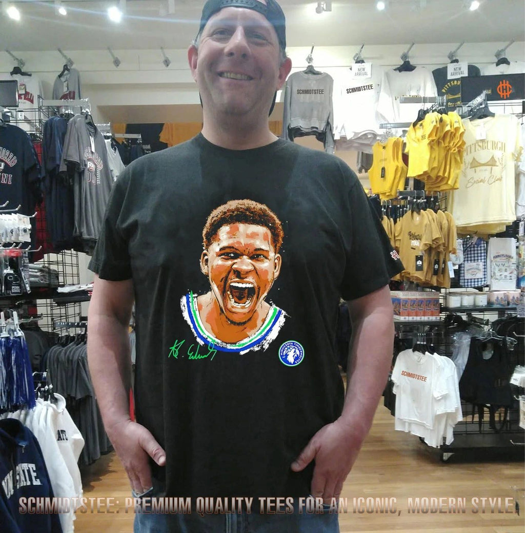 Anthony Edwards Minnesota Timberwolves Portrait Signature shirt