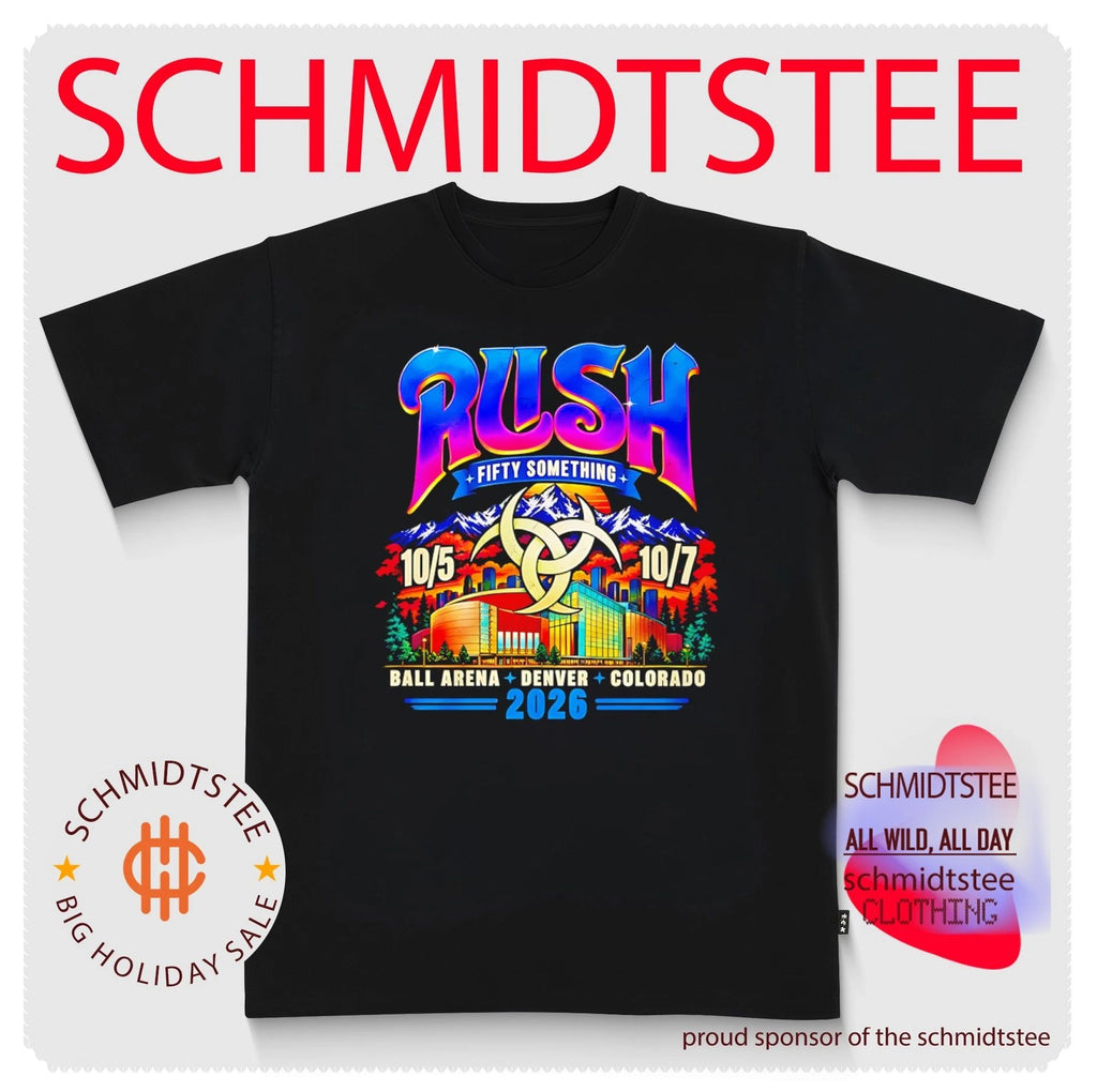 Rush Fifty Something Tour Denver Co October 5 and 7 2026 shirt