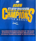 Buffalo Sabres Hockey 2026 Atlantic Division Champions shirt