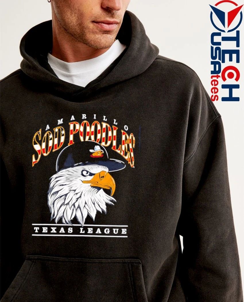 Amarillo Sod Poodles Texas League 4th of July Eagle shirt