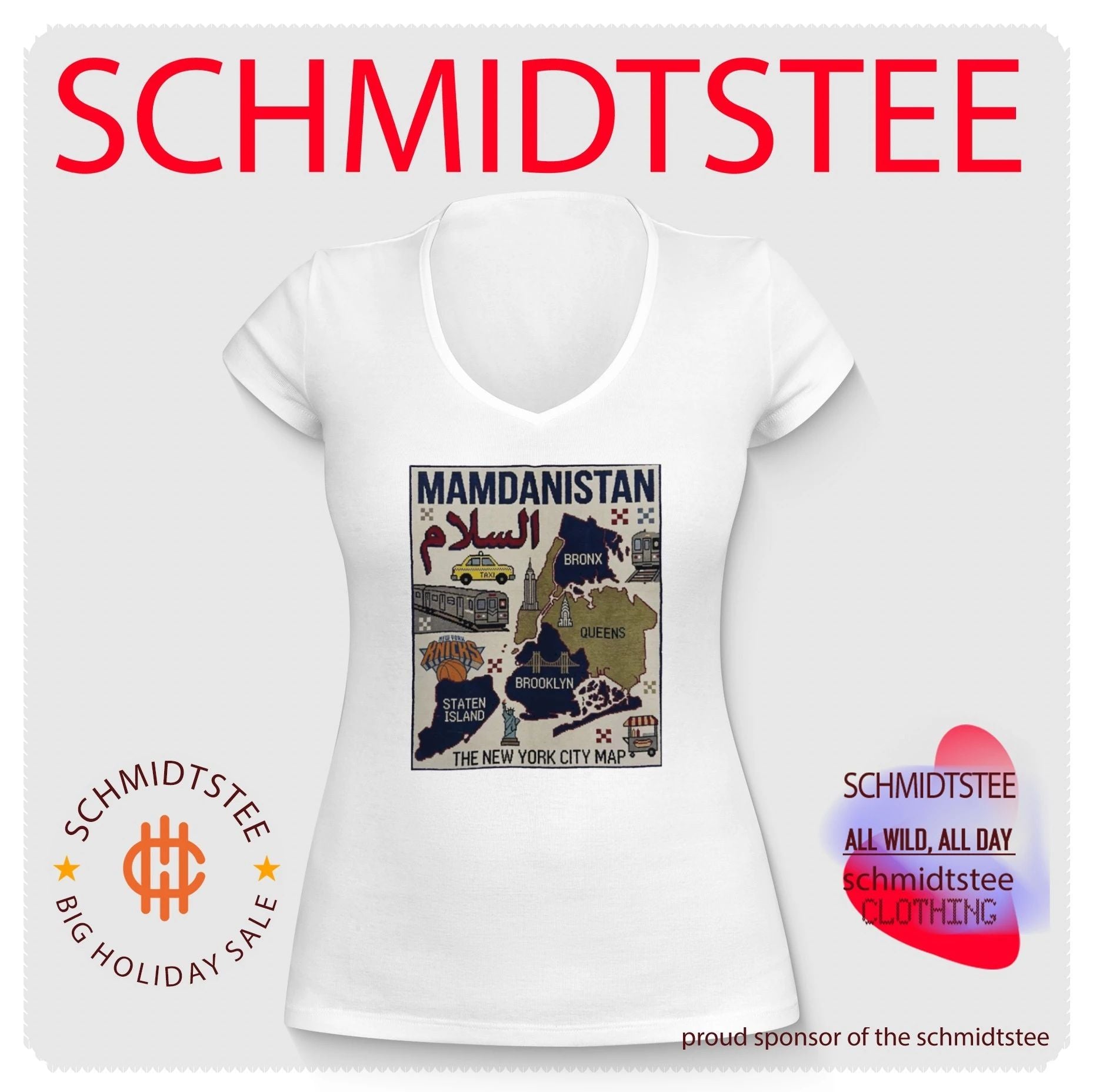Mamdanistan The New York City Map Shirt